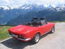 mit dem Spider auf der Zillertaler Höhenstrasse Spider auf der Zillertaler Höhenstrasse