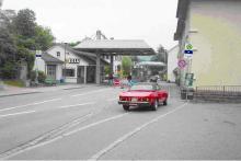 mit dem Spider am Grenzübergang Spider am Grenzübergang